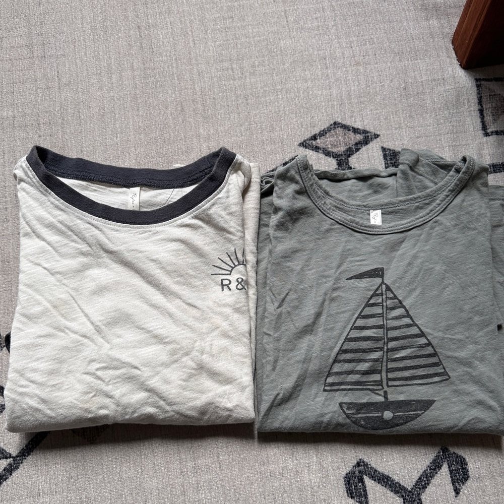 Rylee and Cru (2) bundle of tees ALL size 10-12y GUC
